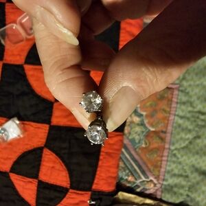 Elegant Silver Stud Earrings